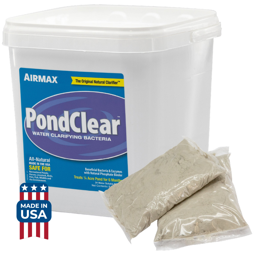Airmax PondClear Packets - Natural Water Clarifier with Beneficial Bacteria & Enzymes