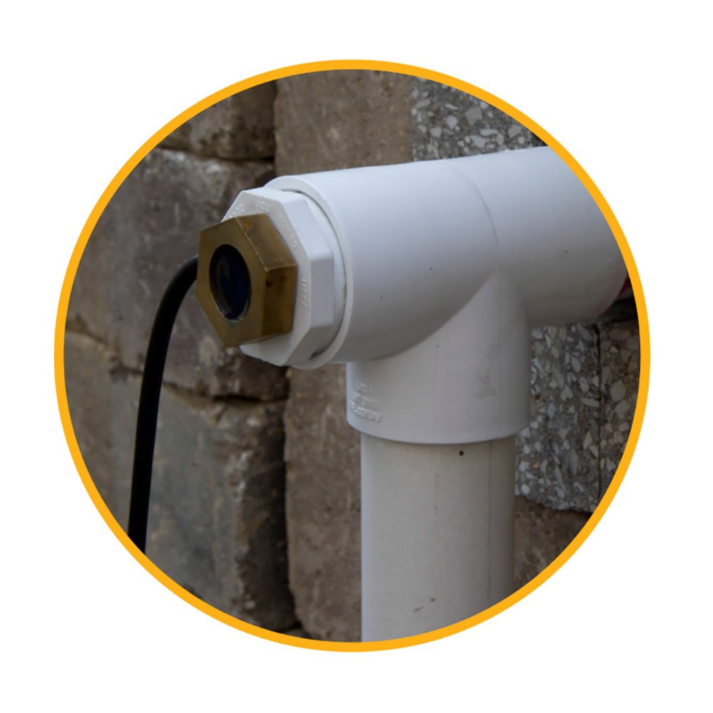 Atlantic Warm White Wall Spout Light Installed