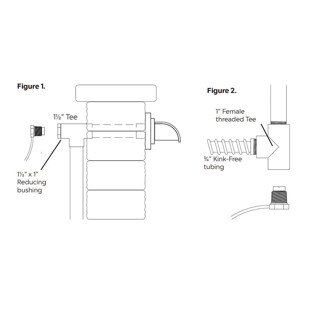 Atlantic Warm White Wall Spout Light Installation