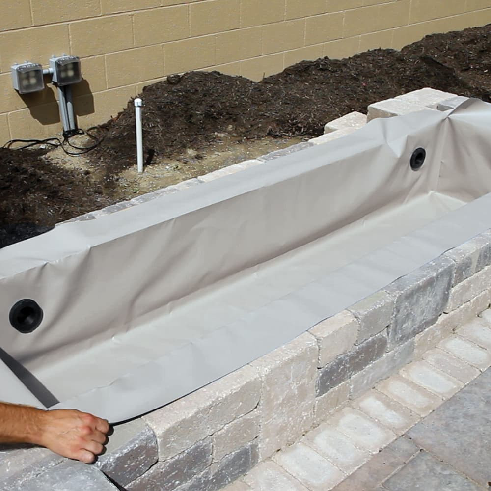 Grey Flexible Hardscape Basin