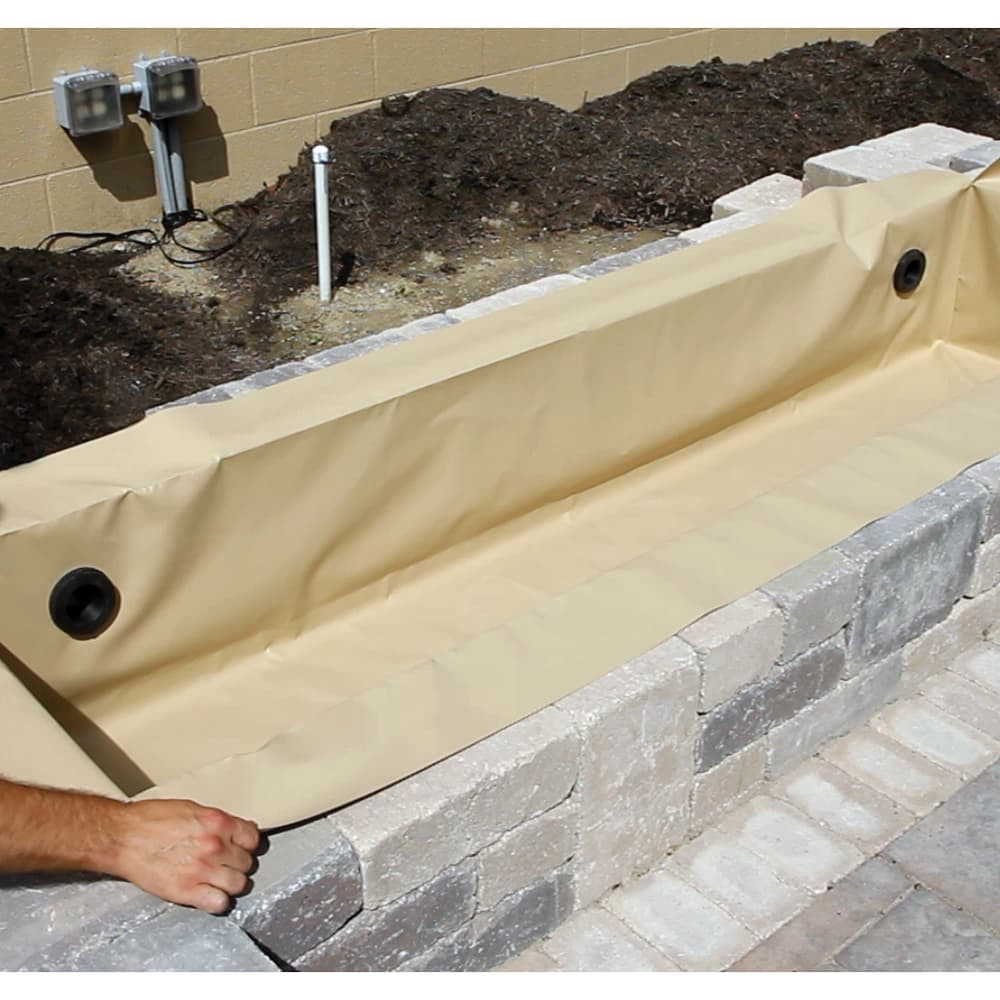 Tan Flexible Hardscape Basin