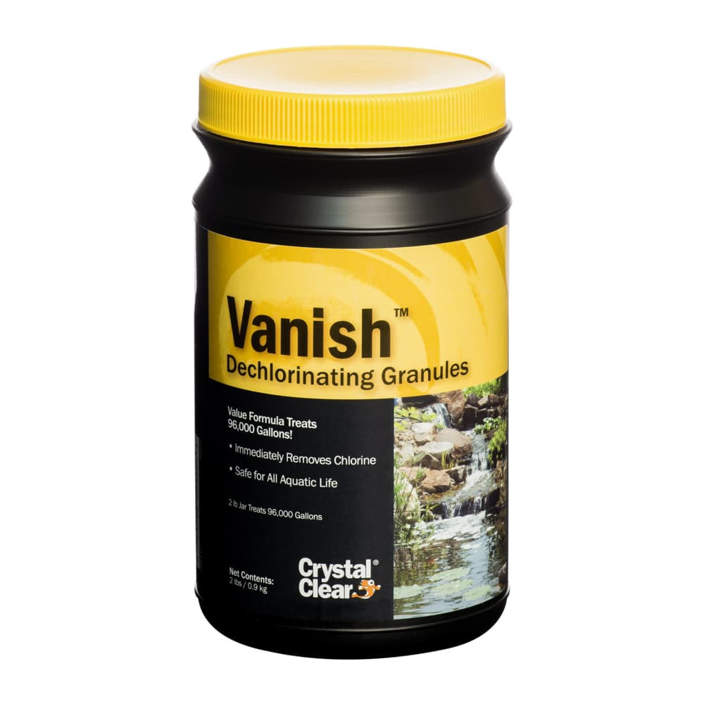 CrystalClear Vanish, Dry Dechlorinating Granules - 2 Pound Jar