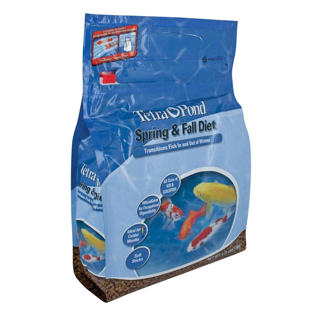 TetraPond Spring & Fall Diet Fish Food Bag