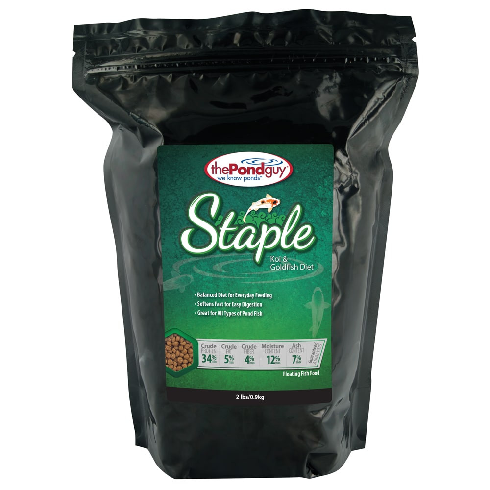 The Pond Guy Staple Fish Food - 2 Pound Resealable Bag