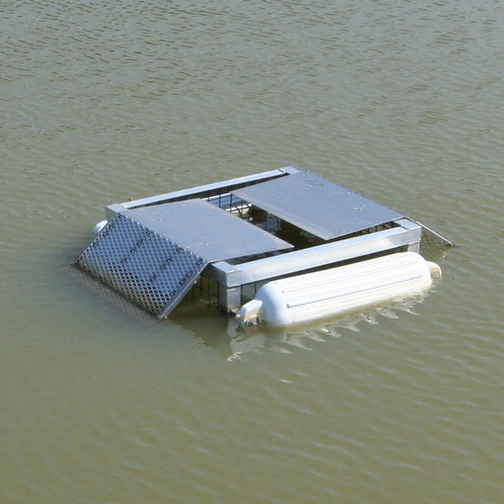 Floating Turtle Trap in Water