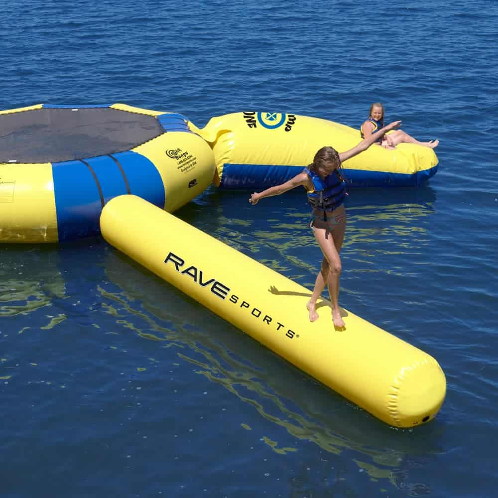 RAVE Sports Aqua Log | Lake Trampolines | The Pond Guy