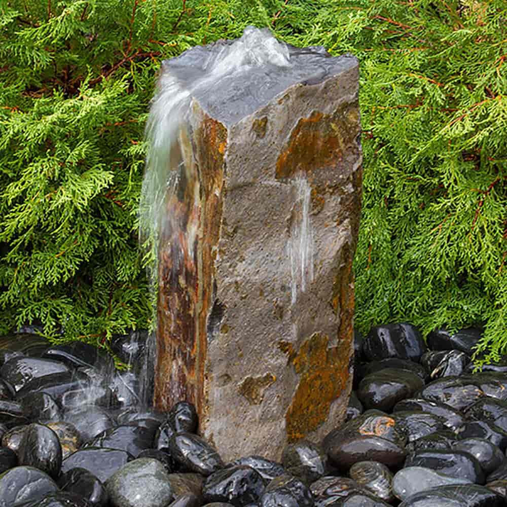Single Rustic Basalt Fountain Kit - Small 24