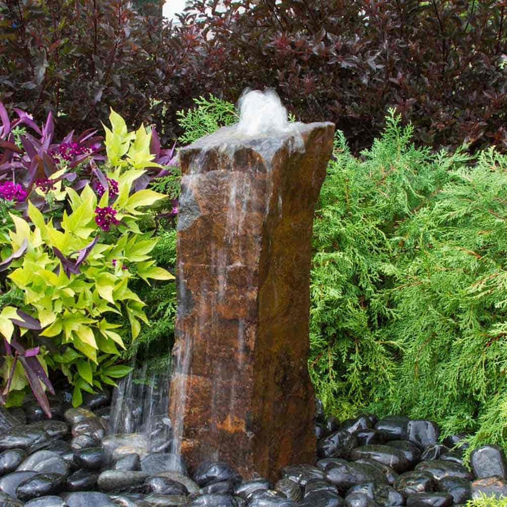 Single Rustic Basalt Fountain Kit - Medium 24