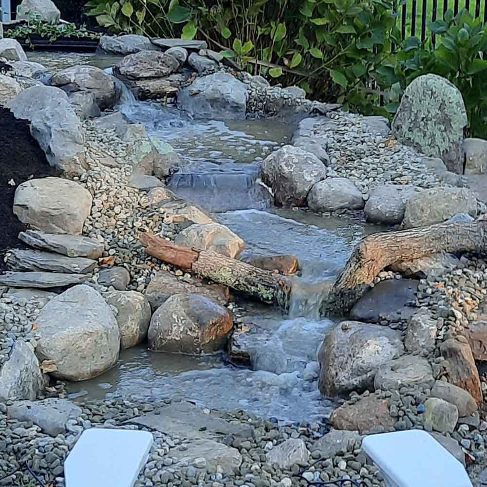 置物 pluie PIEDRA blue Blue Thumb Elite Falls | DIY Pond Free Kit | The Pond Guy