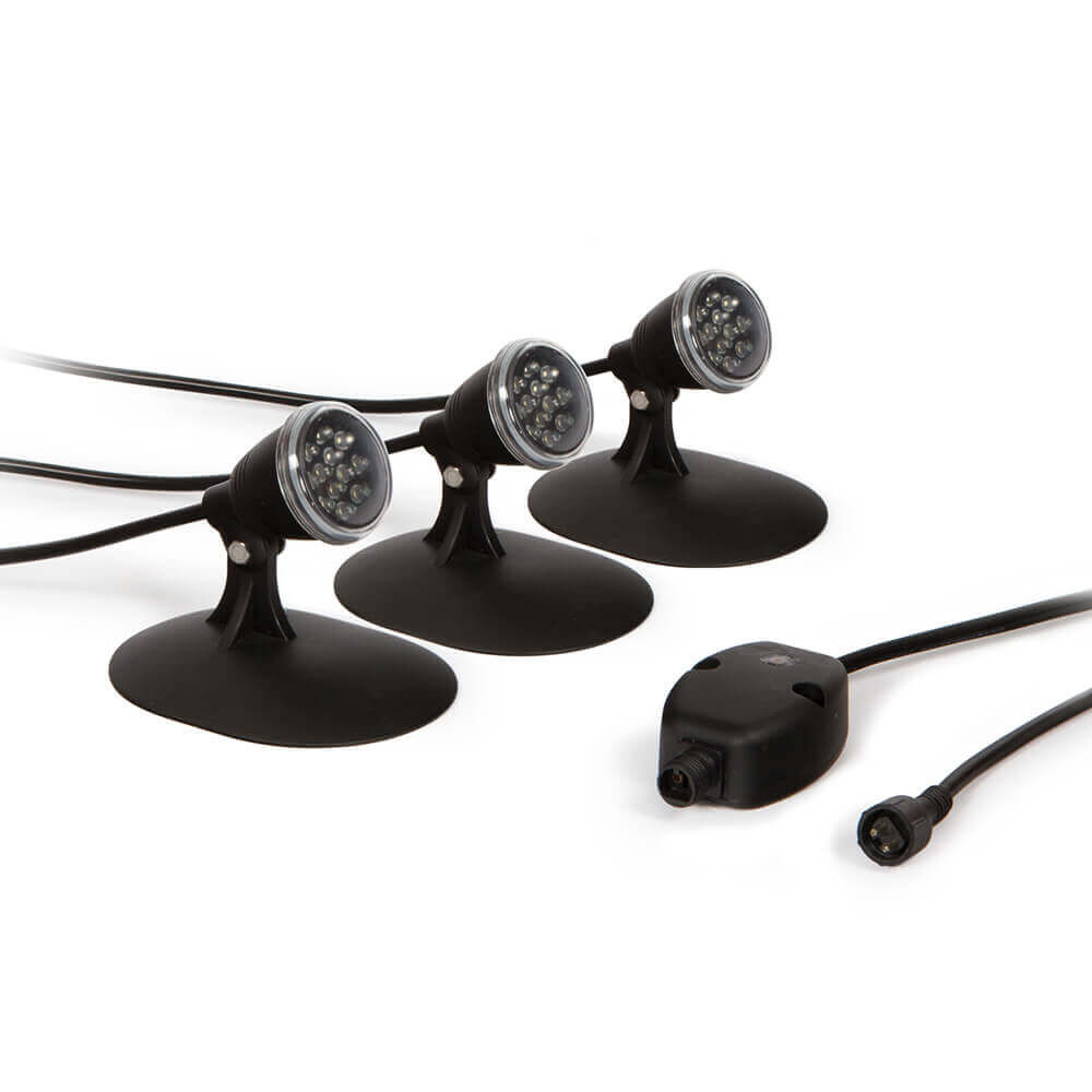 Atlantic Warm White 3-Pack LED Pond Lights