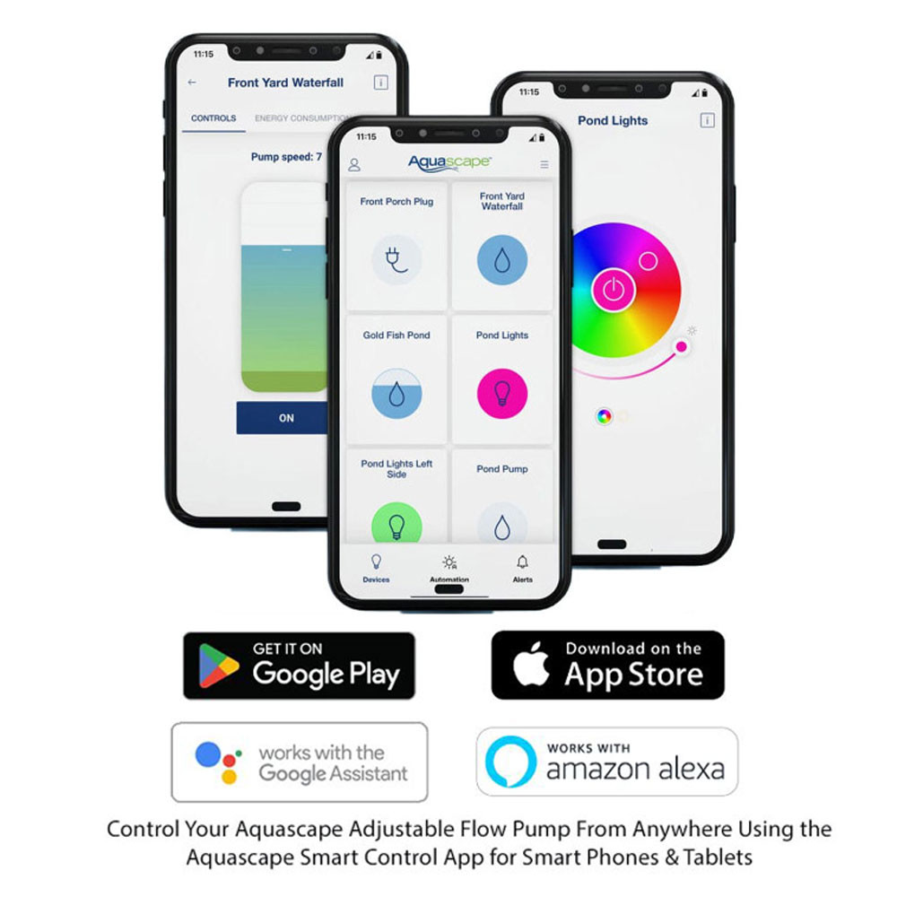 Control Your Pump With a Smartphone or Tablet With Aquascape Smart Control App