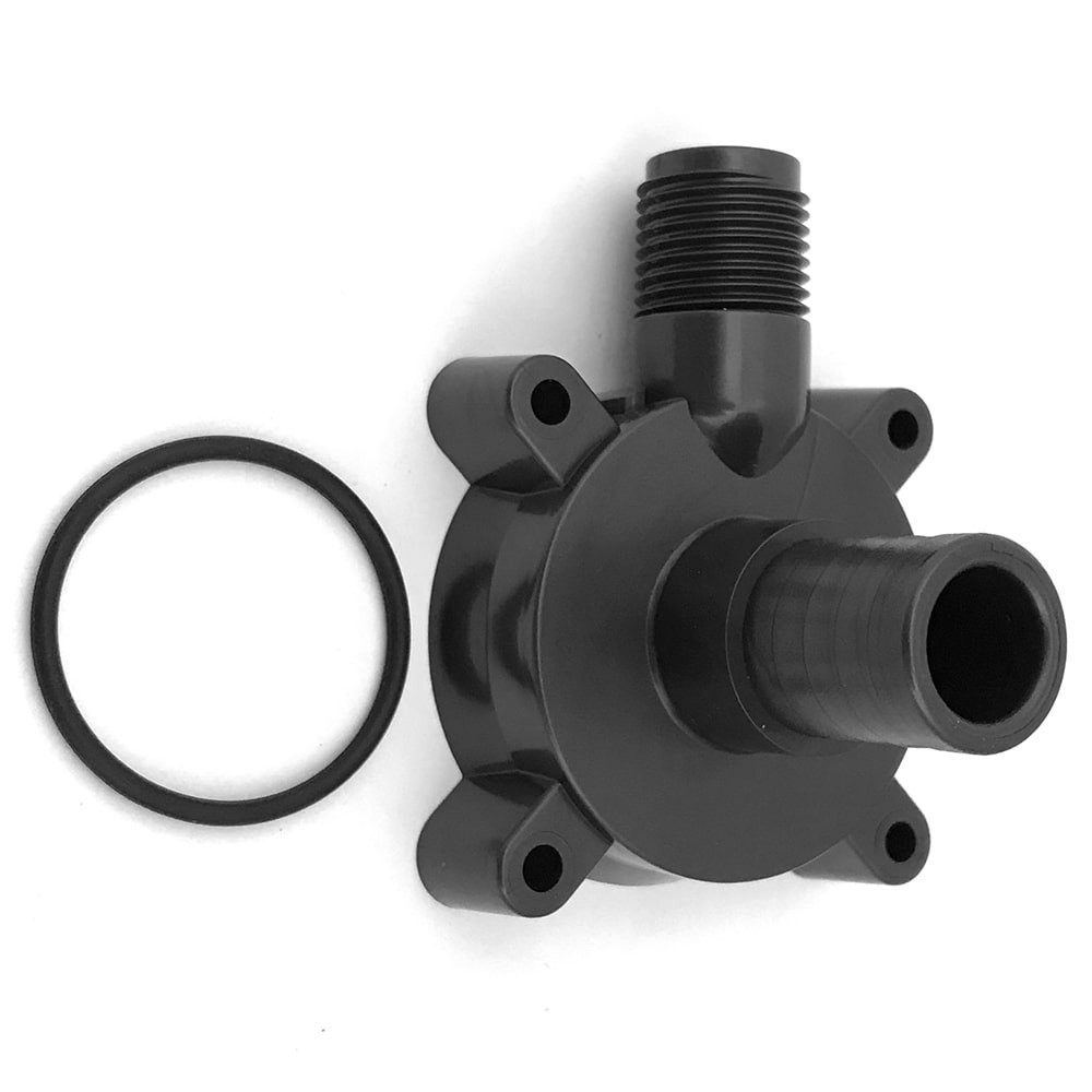 Volute Cover With Barbed Intake