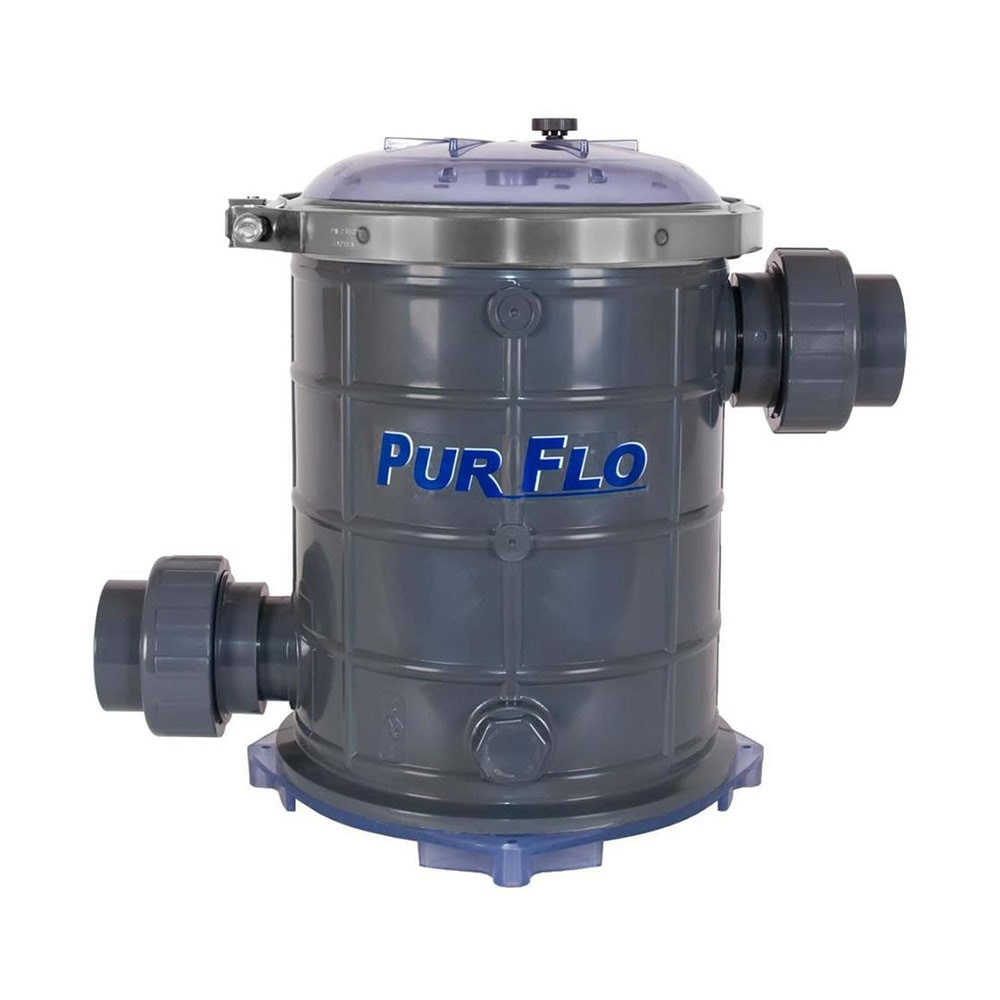 Sequence PurFlo Strainer Baskets, 500 Cubic Inch, Gray Body With 2-Inch Adapter