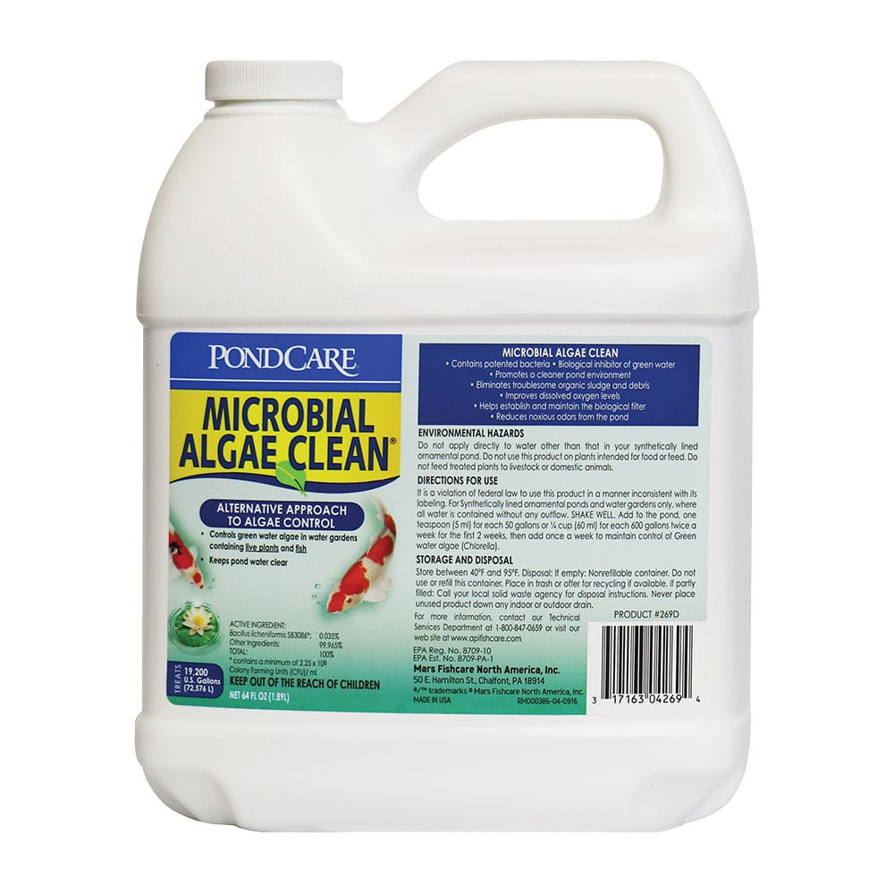 API PondCare Microbial Algae Clean - 1 Gallon