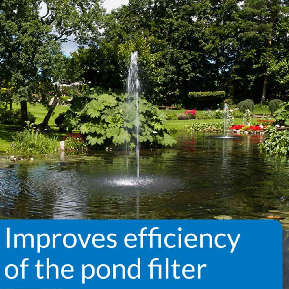 Improves Efficiency of Pond Filter