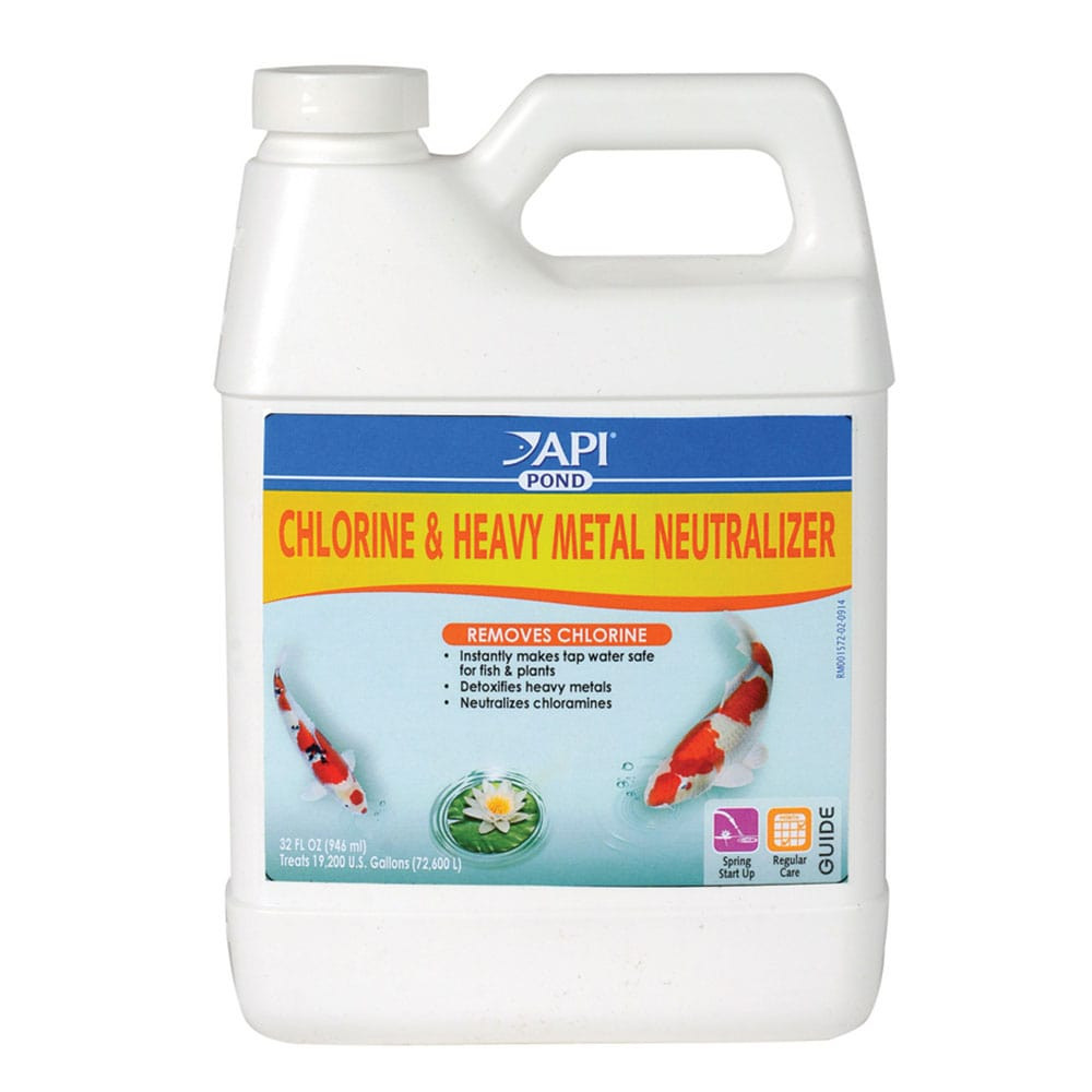 API Pond Chlorine and Heavy Metal Neutralizer - 32 fl oz