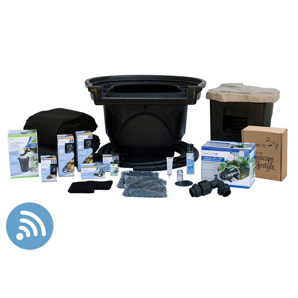 Aquascape Large 21' x 26' Pond Kit w/ AquaSurge Pro 4000-8000 - Thumbnail 3