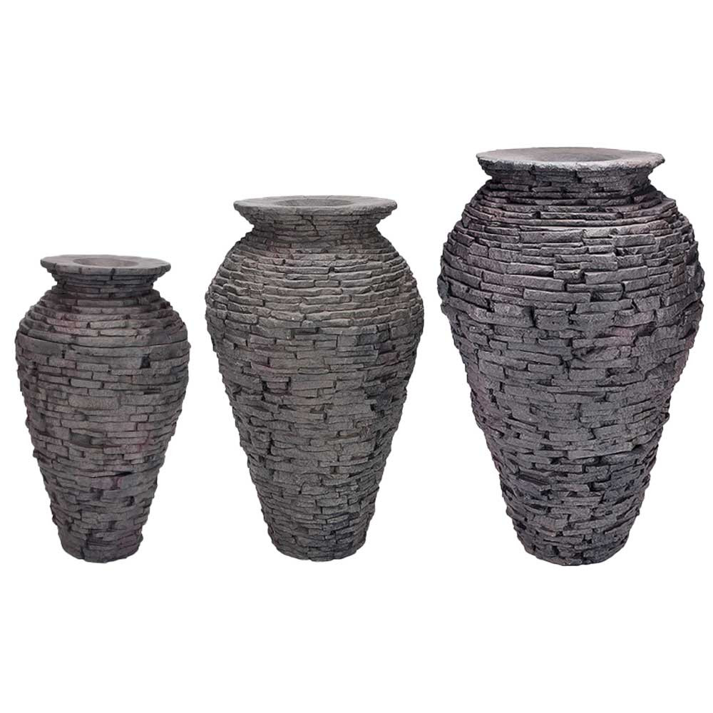 Aquascape Stacked Slate Urns