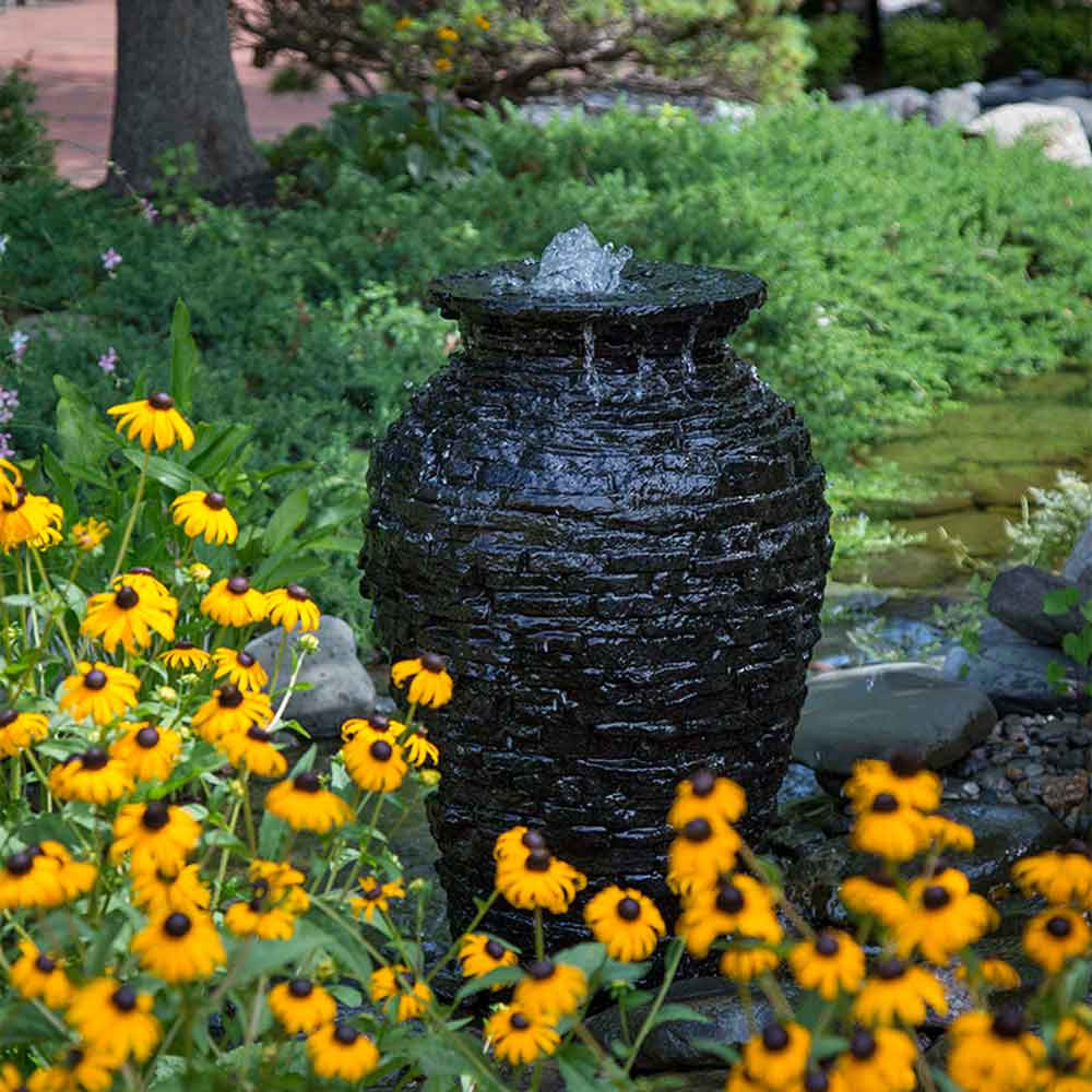 Aquascape Stacked Slate Small Urn Water Feature