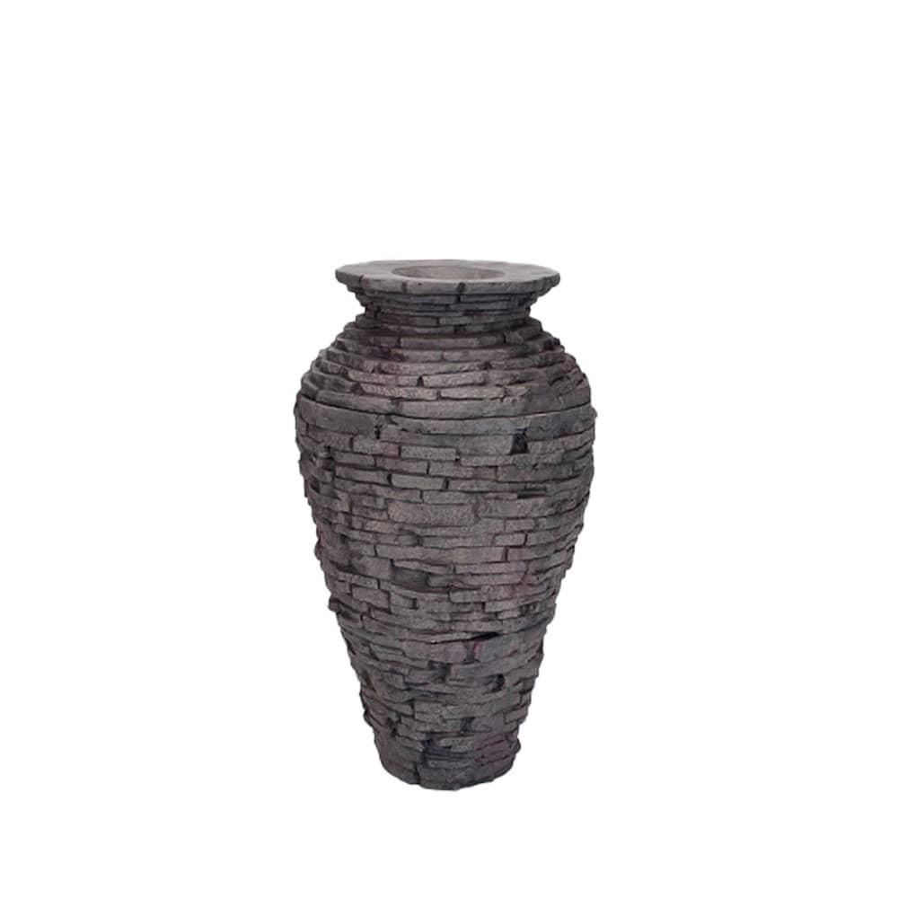 Aquascape Stacked Slate Urn Fountain Kit - Thumbnail 3