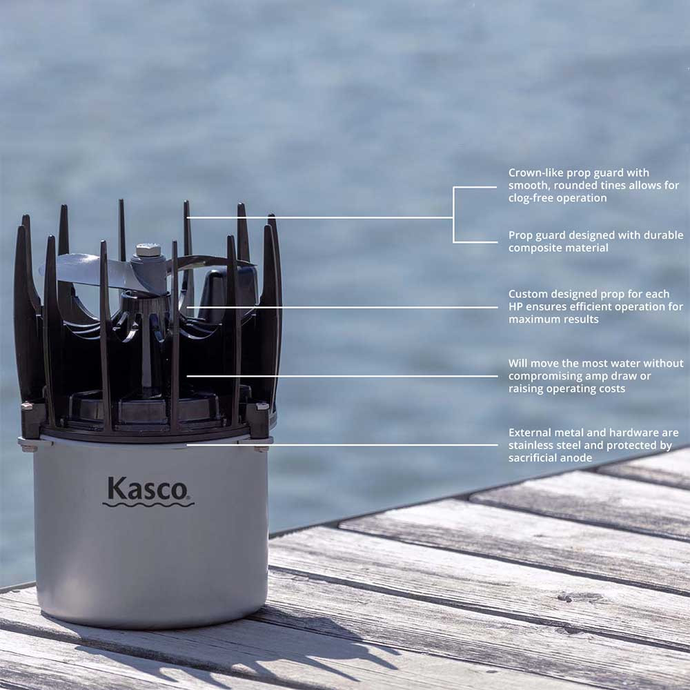 Kasco AquatiClear Water Circulator 3/4 HP 115V - Thumbnail 4