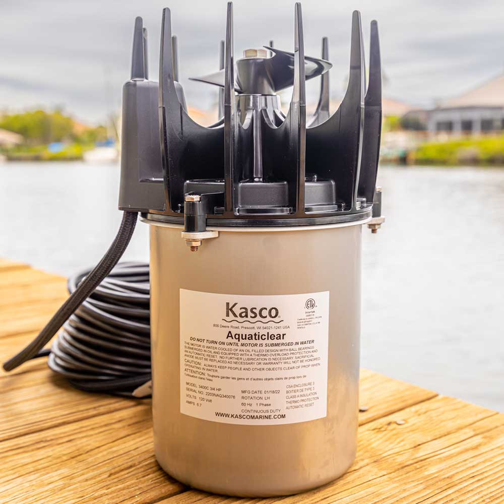 Kasco AquatiClear Water Circulator 3/4 HP, 115-Volt