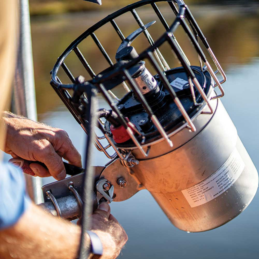 Dock Mount Installation with a Motor
