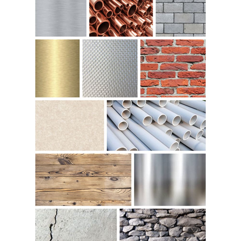 Adheres to Concrete, Brick, Block, Stone, Wood, Fiberglass, Metals and Plastics