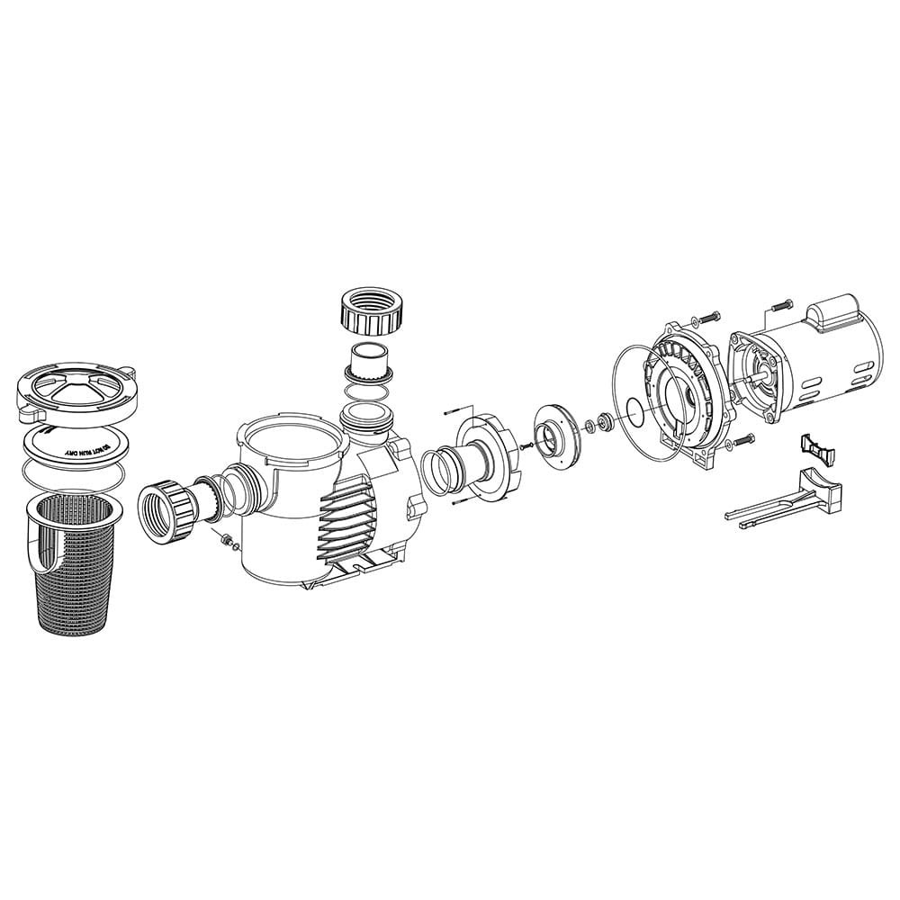 PerformancePro ArtesianPro Low RPM Water Pump Drawing