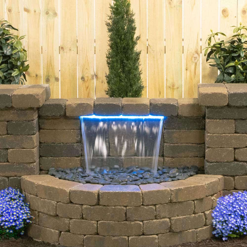 Atlantic Color Changing Colorfalls Project Bundle Shown in Hardscape