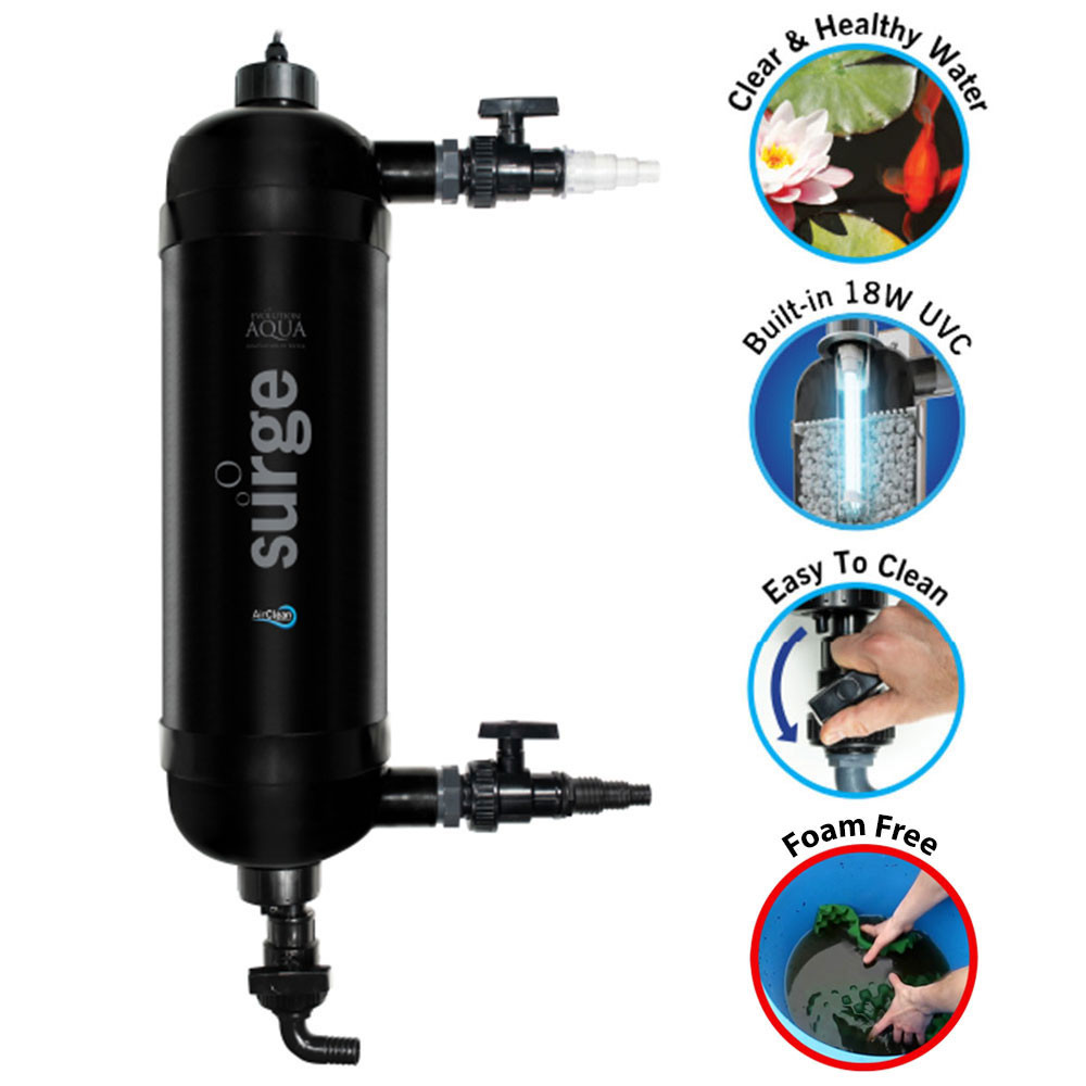 Enhanced Filtration With K+Media Included, Filters  Koi Ponds up to 1,320 Gallons