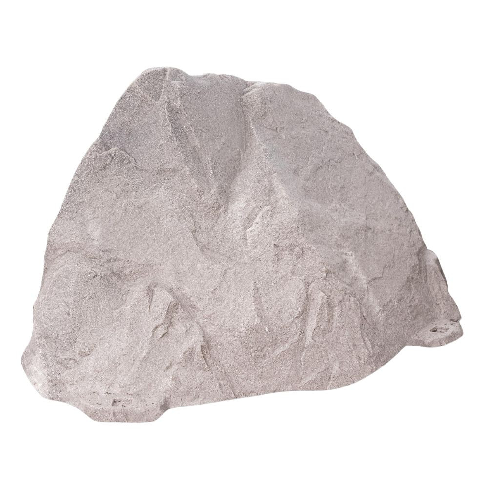 DekoRRa Model 109 faux rock cover in Fieldstone Gray, made from lightweight yet weather-resistant material to protect and conceal outdoor utilities.