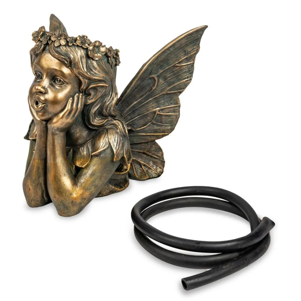 Fairy statue spitter shown with included 1/2