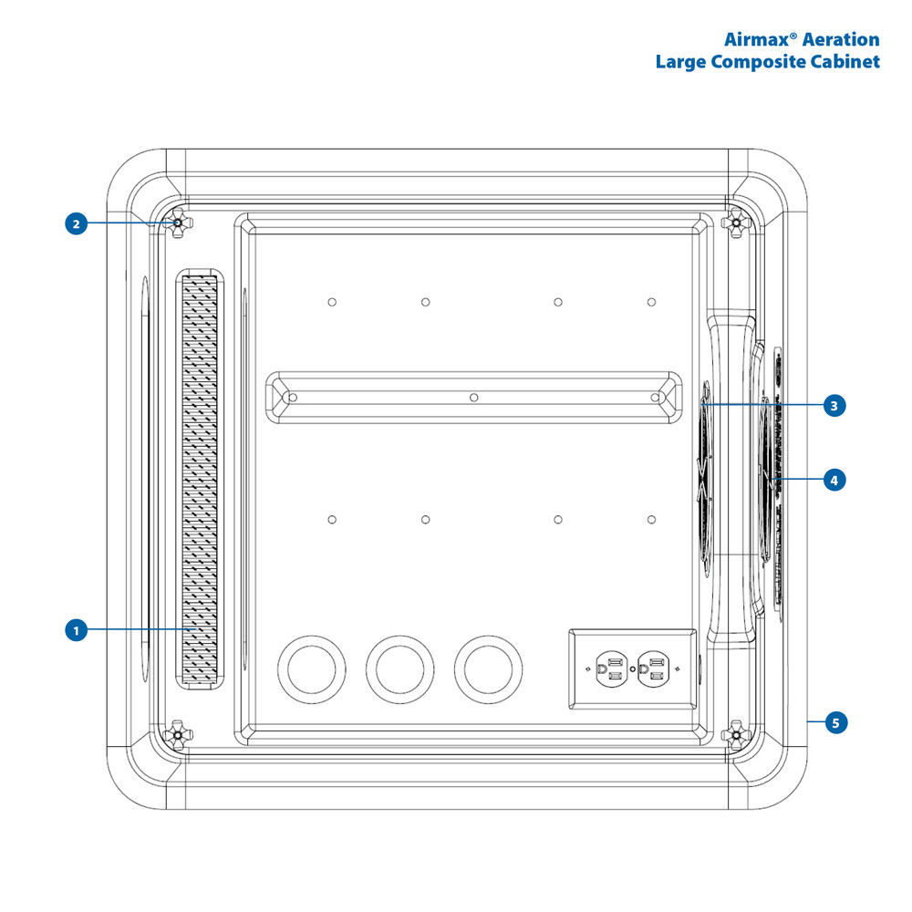 Airmax Large Composite Cabinet Replacement Parts