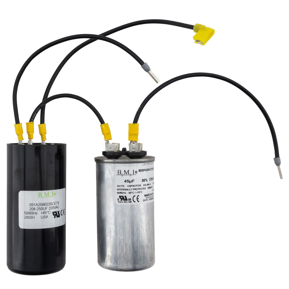 Airmax 3 HP Capacitor Assembly 208-250 MFD (Start) / 45 MFD (Run)