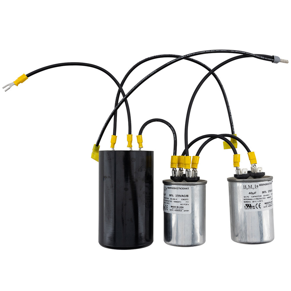 Airmax 5 HP Capacitor Assembly 216-259 MFD (Start) / 40 MFD (Run)
