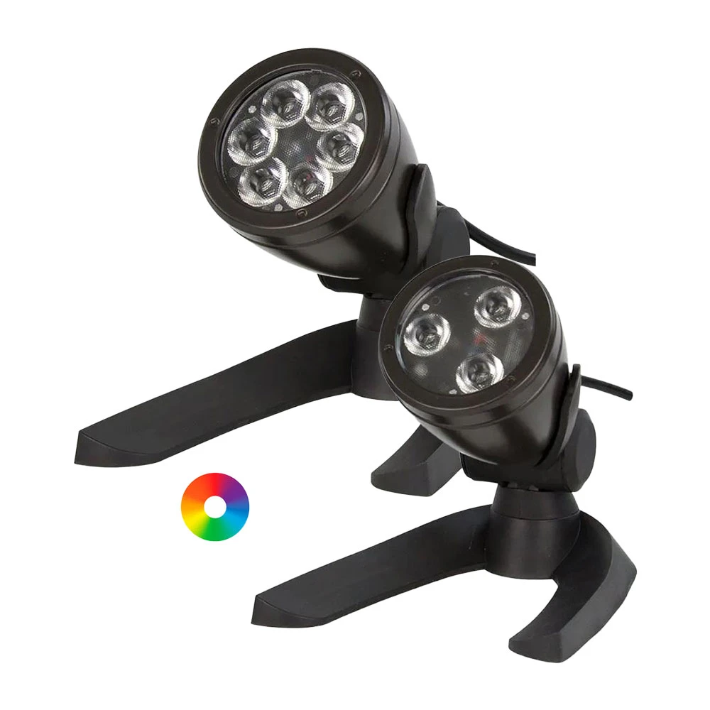 Aquascape 2-Watt LED Color-Changing Waterfall Light – Submersible, 3000K Warm White Option, Smart App Control, 5-Year Warranty – Pond & Landscape Up Light