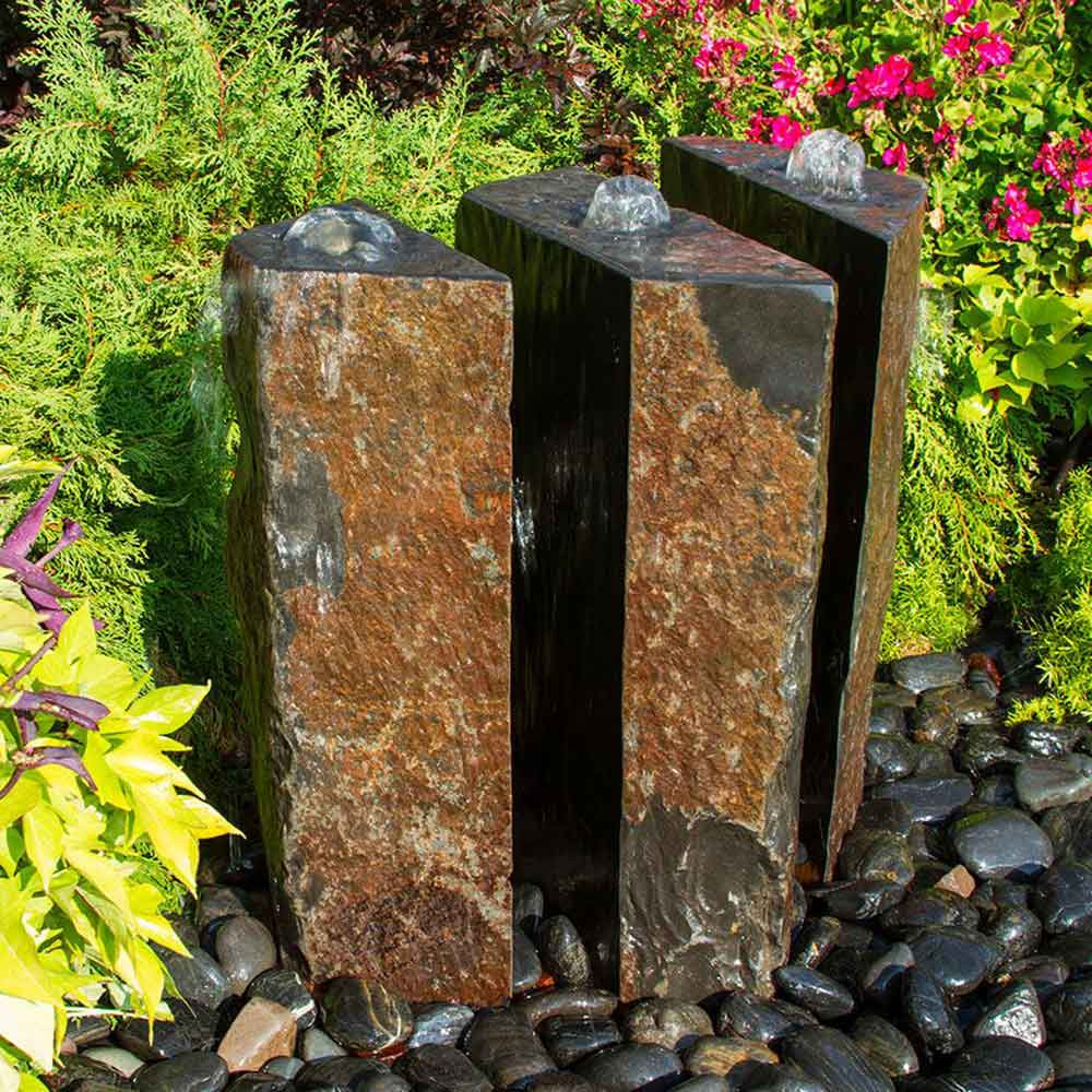 Split Polished Basalt Fountain Kit