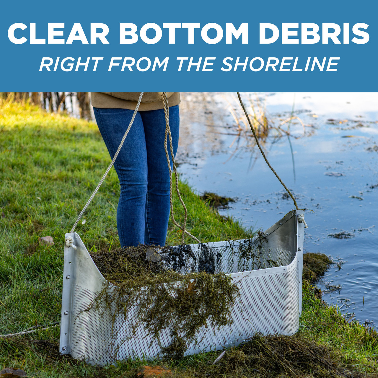 Jenlis Swifter Sifter Manual Pond Skimmer - Thumbnail 5