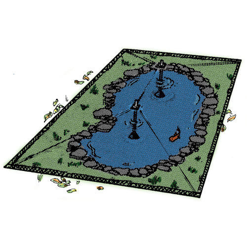 PondXpert Pond Pyramid Shelter Net: Pest Deterrents: Pond