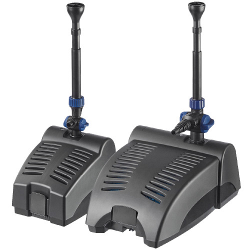 The Pond Guy ClearSolution G2 in-pond filter with adjustable fountain riser and dual outlet controls shown on white background. View Product Image