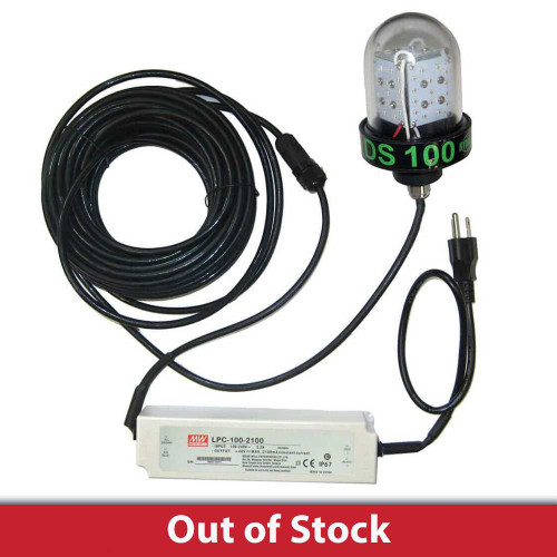 Hydro Glow Portable Hanging Dock Light DS100 - Green LED View Product Image