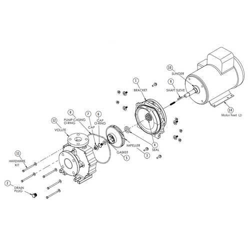 Sequence Titan Pump Replacement Parts View Product Image