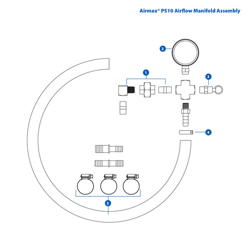 Airmax PS10 Airflow Manifold Assembly Replacement Parts View Product Image