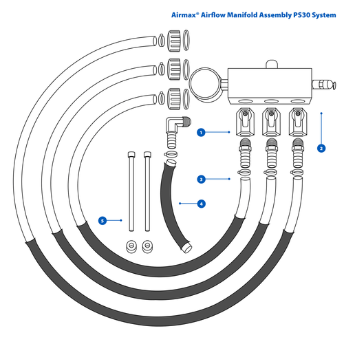 Airmax PS30 Airflow Manifold Assembly Replacement Parts View Product Image