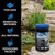 CrystalClear BioClarifier pond treatment container by pond highlighting fish safe formula, beneficial microbes, and dissolving packets. View Product Image