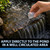 Hand pours measured pond treatment into flowing water near a waterfall, with instructions to apply directly in a well-circulated area. View Product Image