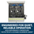 Open Airmax LakeSeries aluminum cabinet showing dual rocking piston compressors, blue airline connections, cooling fans, and controls. View Product Image
