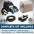 The Airmax Shallow Water Series Aeration Complete Kit Includes: SilentAir LR Compressor, Composite Cabinet, EasySet Airline (Optional), ProAir 2 Weighted Diffusers. Plus, “Made in USA” and “ETL Listed – Intertek” badges. View Product Image