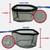 Comparison of utility and fish net attachments showing mesh styles and basket depths for pond debris removal and fish handling. View Product Image